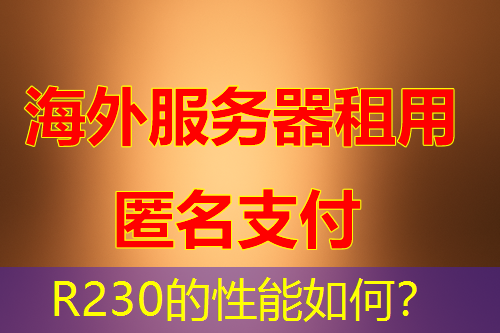 R230的性能如何? R230的性能如何?