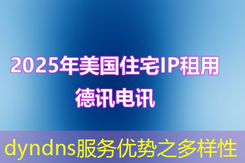 dyndns服务优势之多样性 dyndns服务优势之多样性